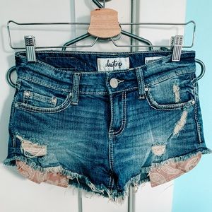 DayTrip Distressed Denim Shorts